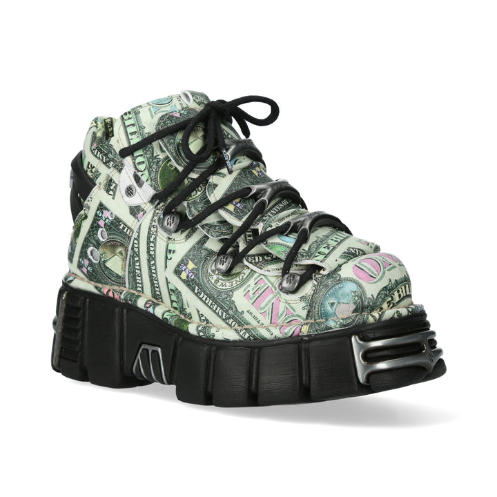 New Rock - Metallic Ankle Boot M-106-C157