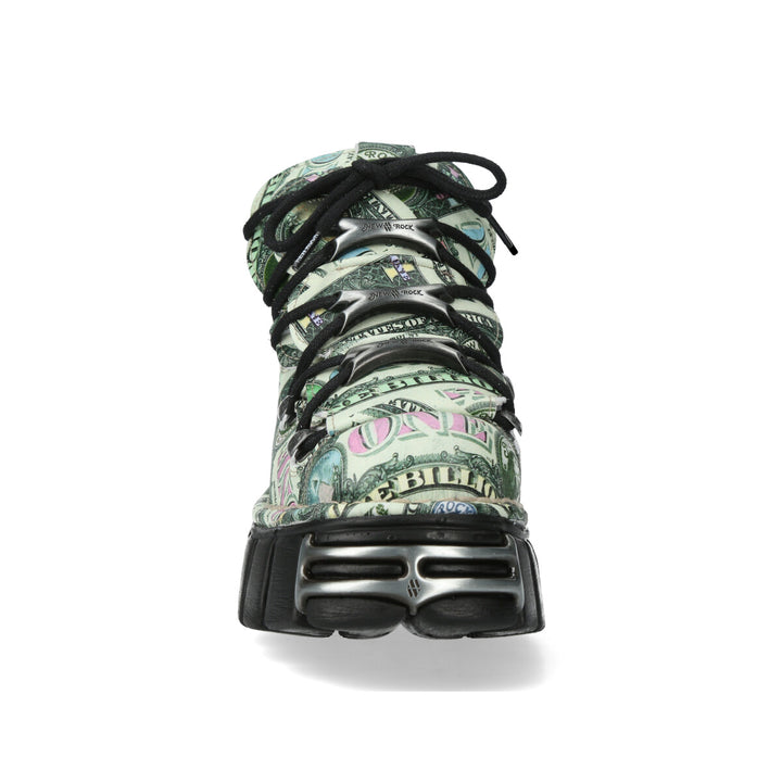 New Rock - Metallic Ankle Boot M-106-C157