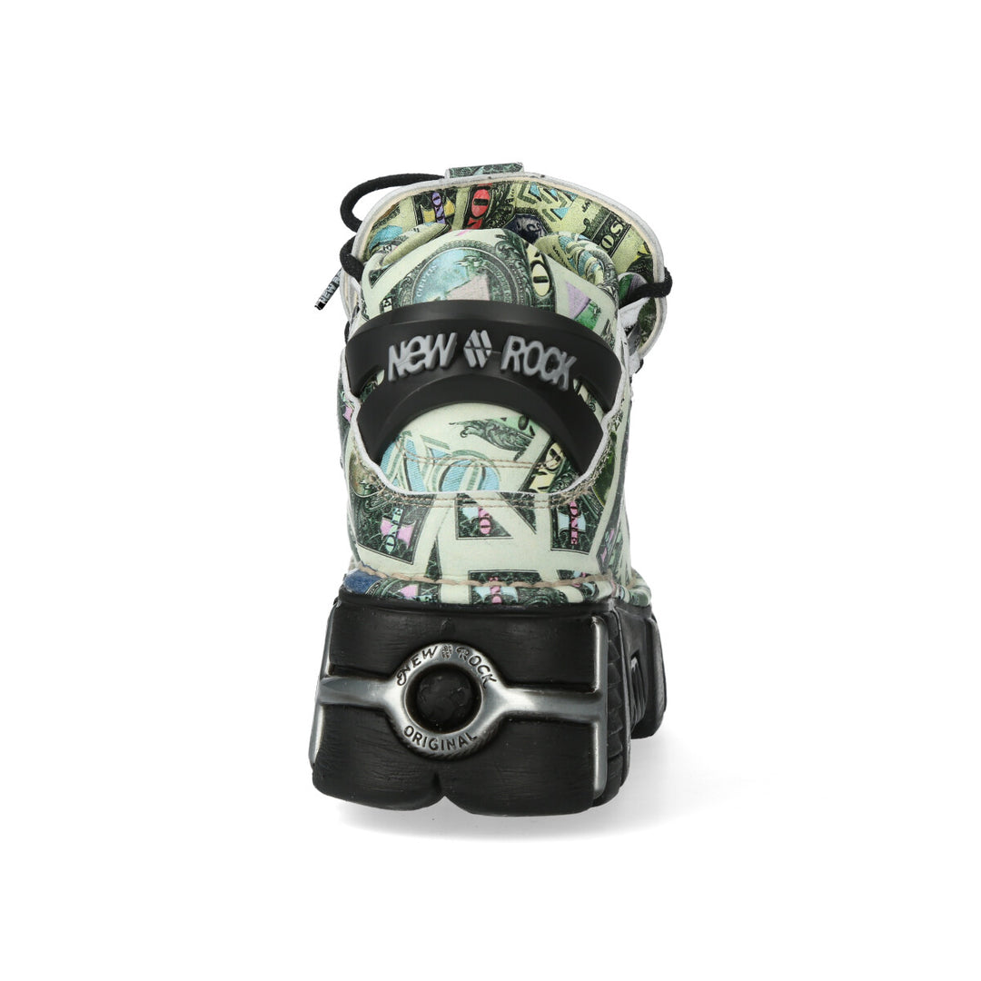 New Rock - Metallic Ankle Boot M-106-C157