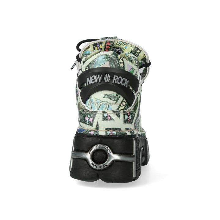 New Rock - Metallic Ankle Boot M-106-C157