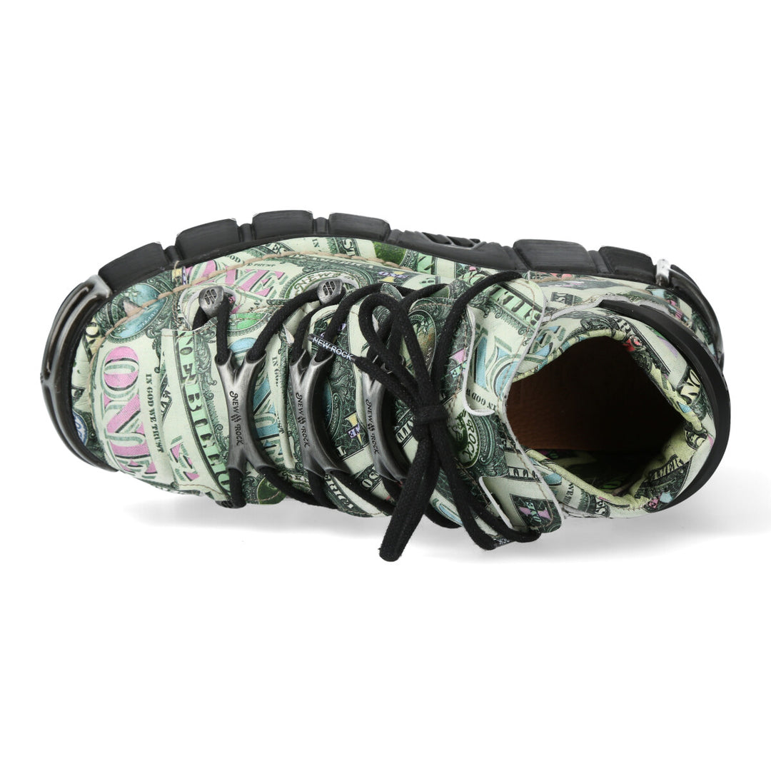 New Rock - Metallic Ankle Boot M-106-C157