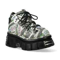 New Rock - Metallic Ankle Boot M-106-C159