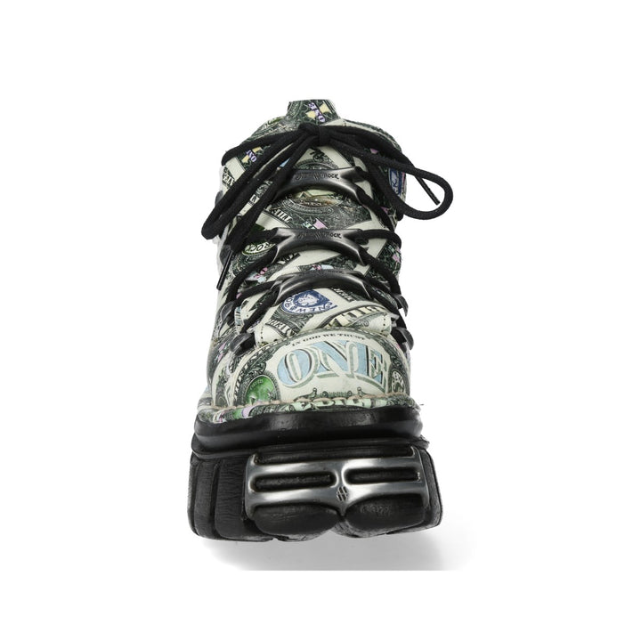 New Rock - Metallic Ankle Boot M-106-C159