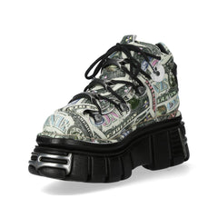 New Rock - Metallic Ankle Boot M-106-C159