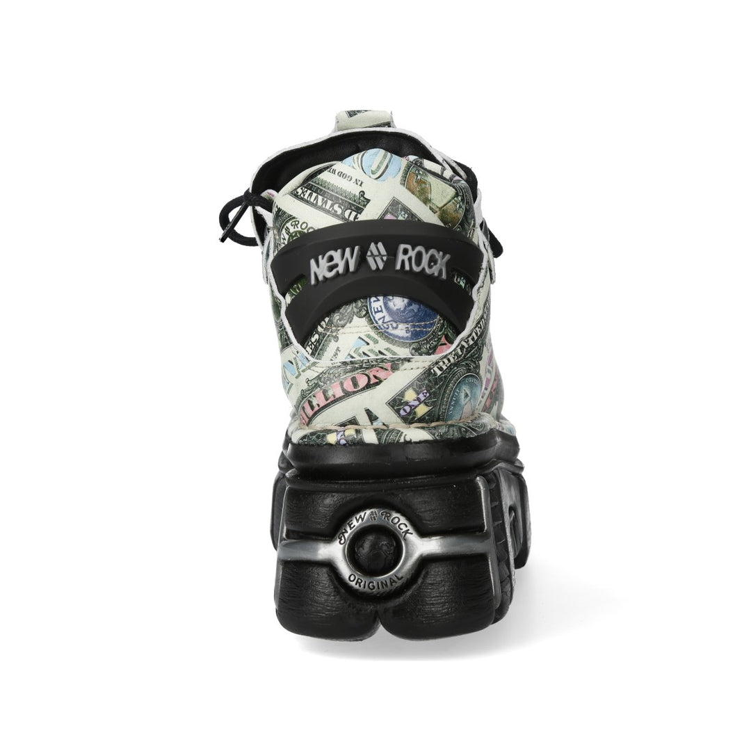 New Rock - Metallic Ankle Boot M-106-C159
