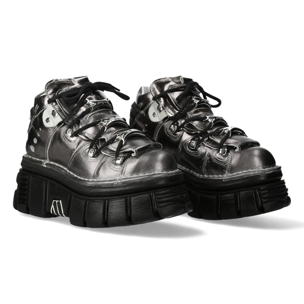 New Rock - Metallic Ankle Boot M-106-C166