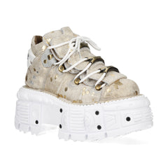 New Rock - Metallic Ankle Boot M-106-C173