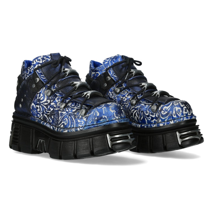 New Rock - Metallic Ankle Boot M-106-C189