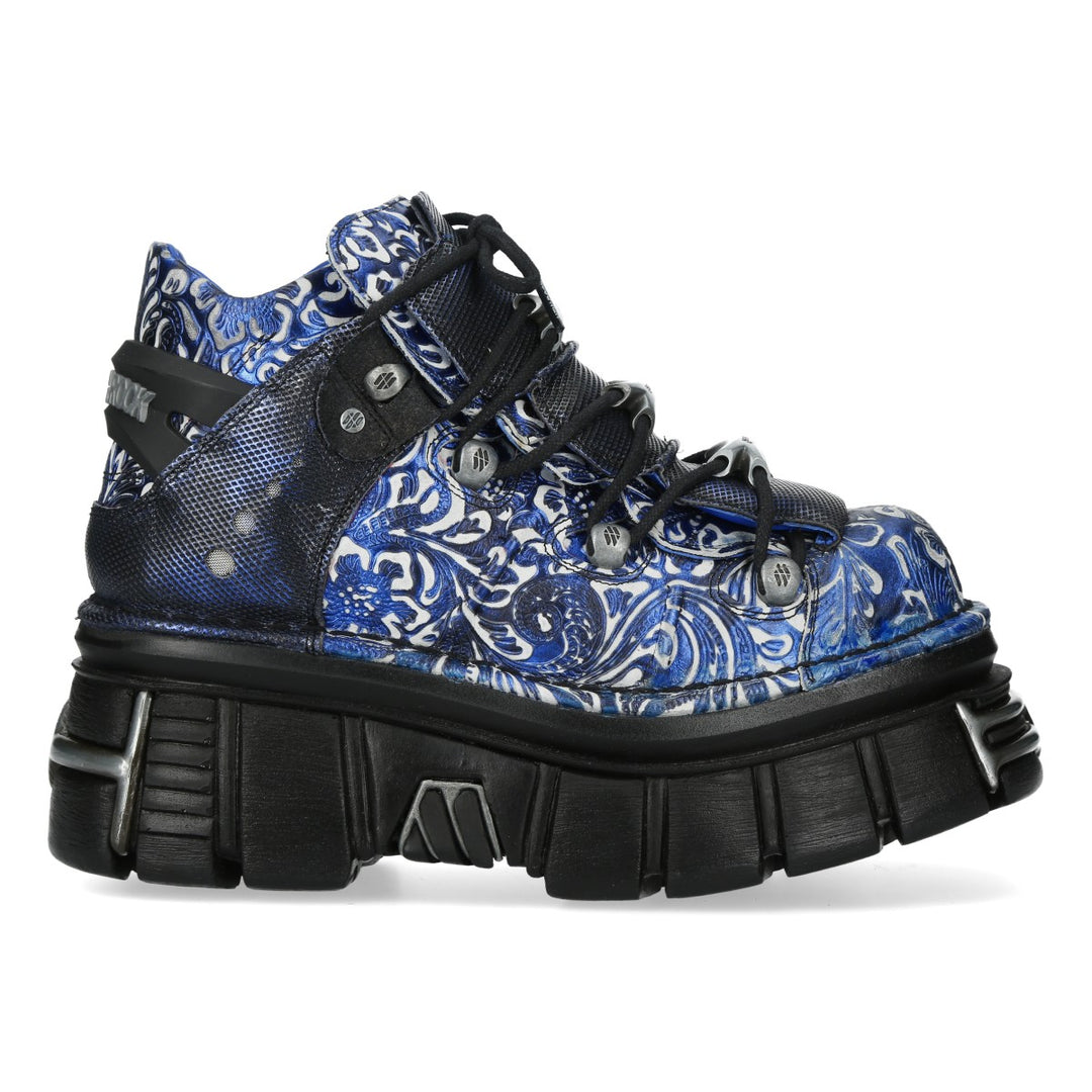 New Rock - Metallic Ankle Boot M-106-C189