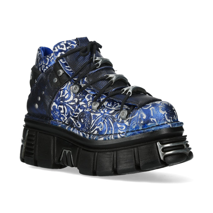 New Rock - Metallic Ankle Boot M-106-C189