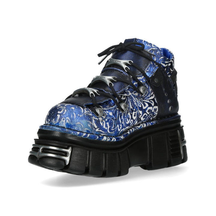 New Rock - Metallic Ankle Boot M-106-C189