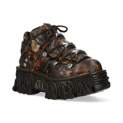 New Rock - Metallic Ankle Boot M-106-C194