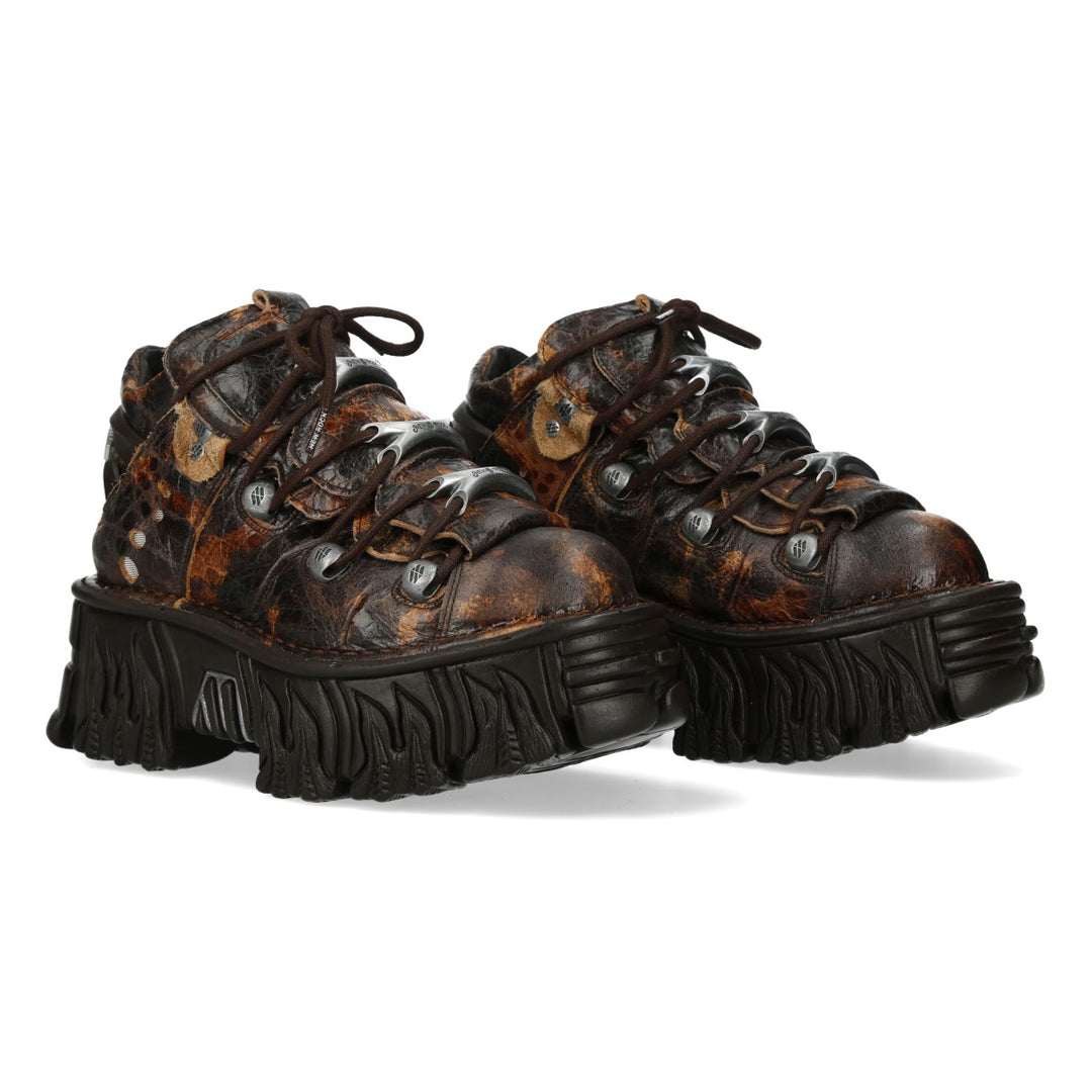 New Rock - Metallic Ankle Boot M-106-C194