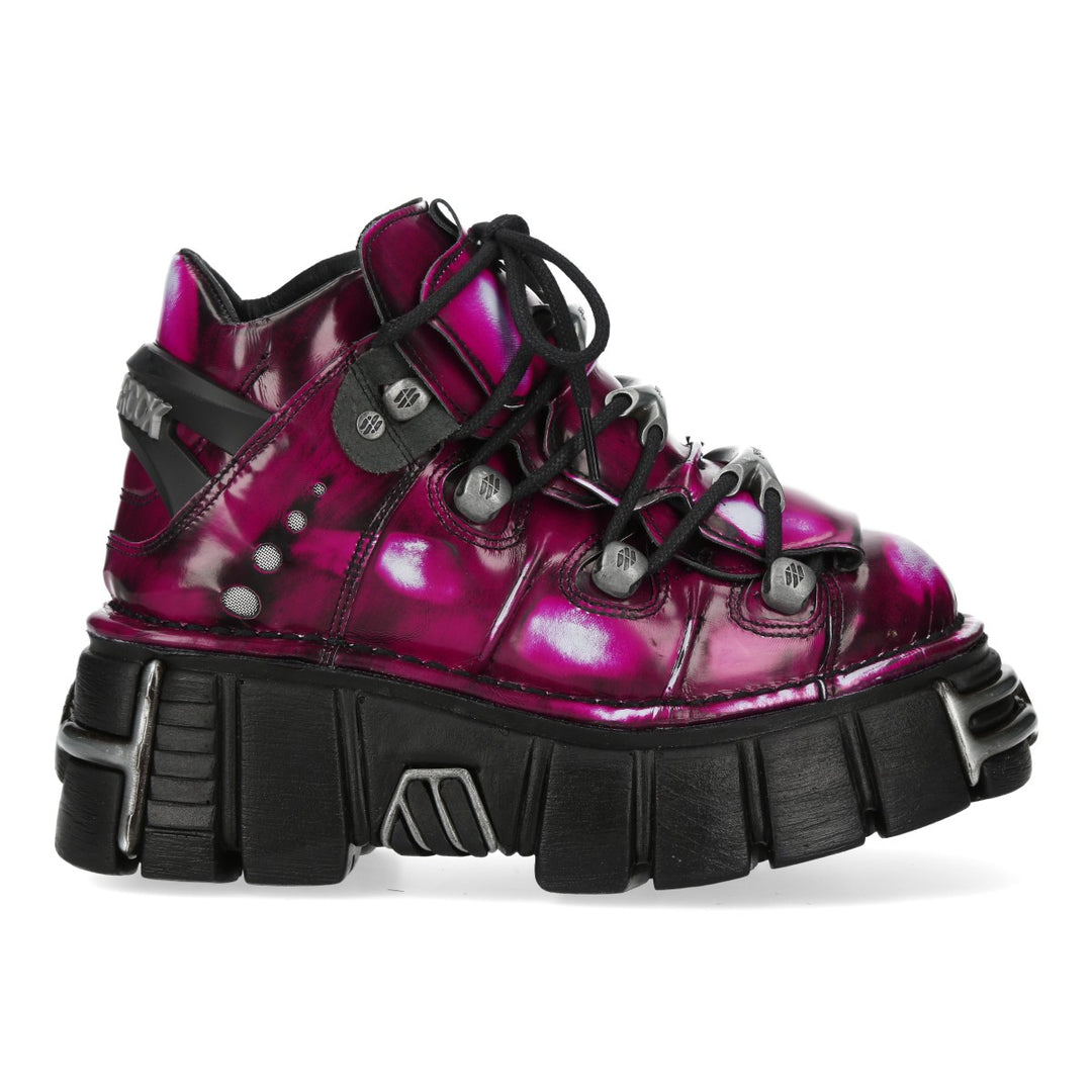 New Rock - Metallic Ankle Boot M-106-C199