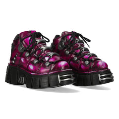 New Rock - Metallic Ankle Boot M-106-C199