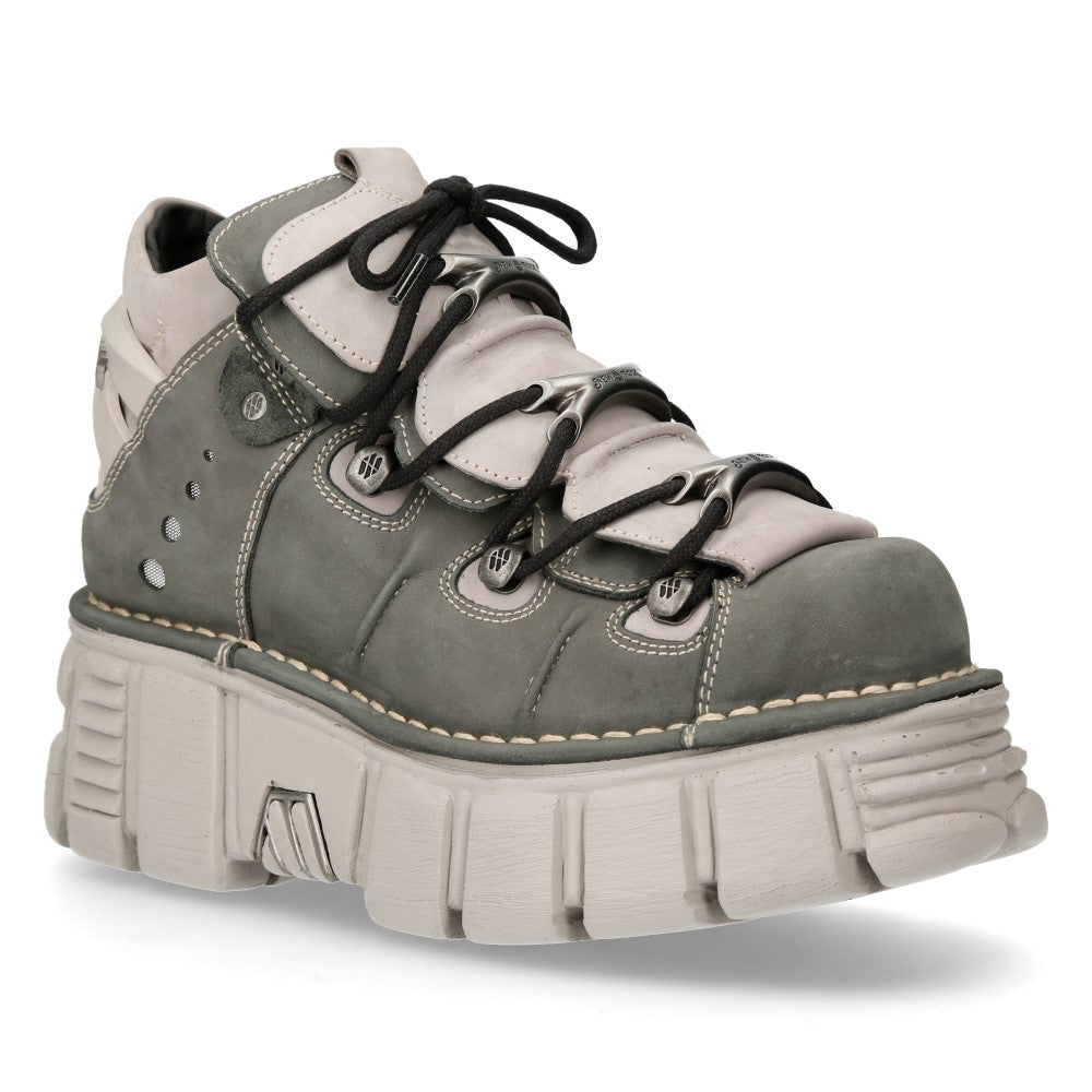 New Rocks Low New Rock M-106-C1 Leather Ankle Boot – Metallic Collection | Official ...