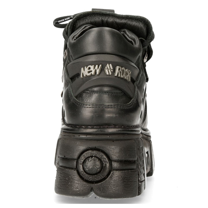 New Rock M-106-C66 Leather Ankle Boot – Metallic Collection