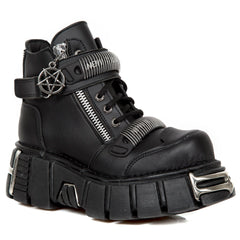 New Rock - Metallic Ankle Boot M-1065-V1