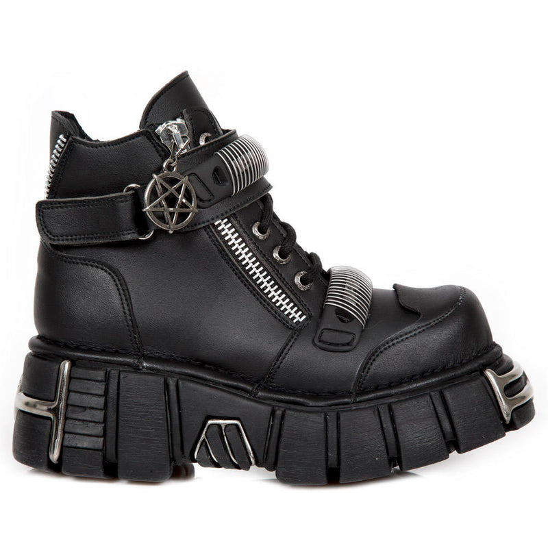 New Rock - Metallic Ankle Boot M-1065-V1
