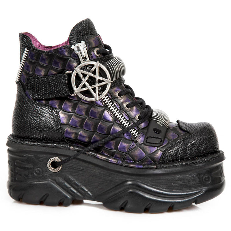 New Rock - Metallic Ankle Boot M-1069-C3