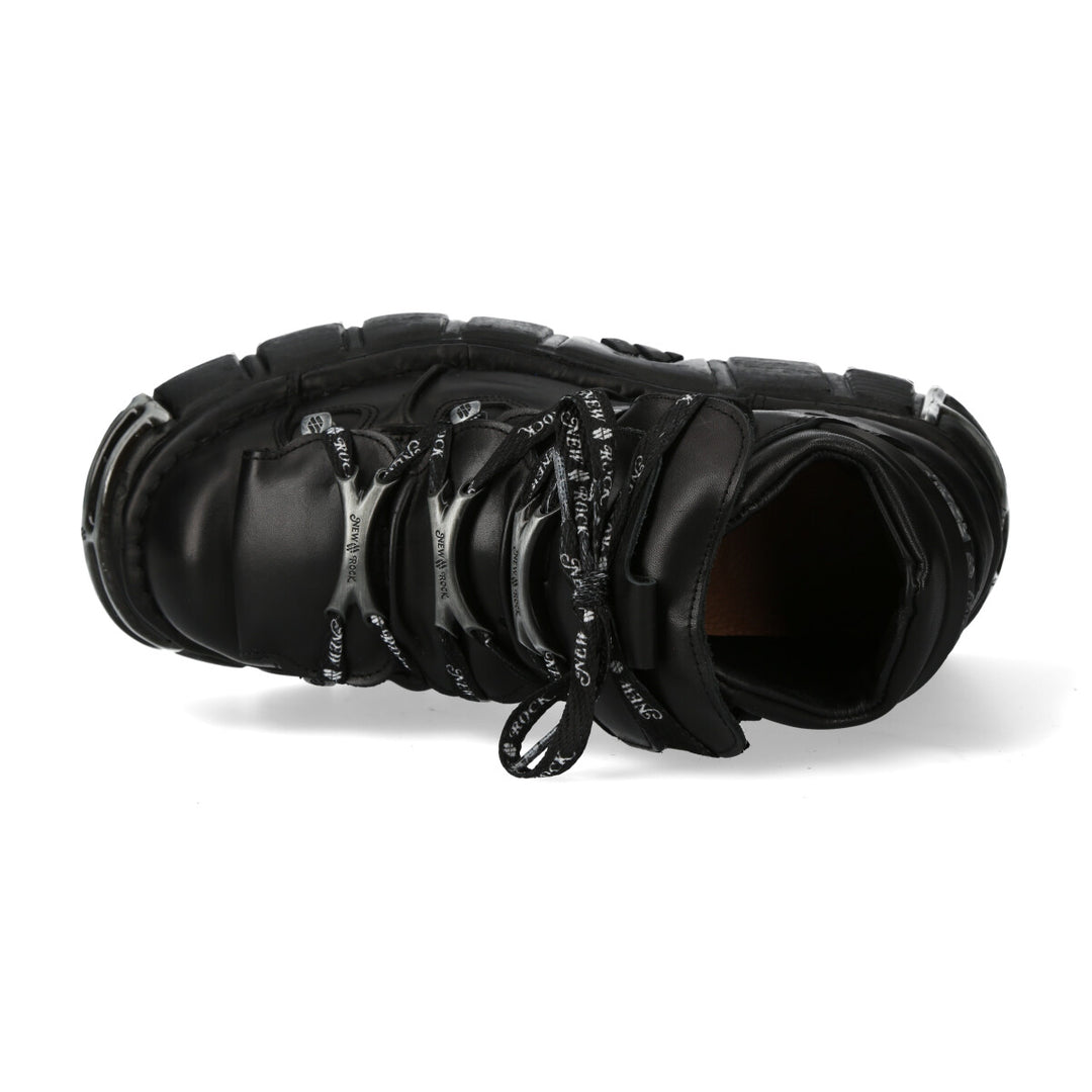 New Rock - Metallic Ankle Boot M-106LACE-S1