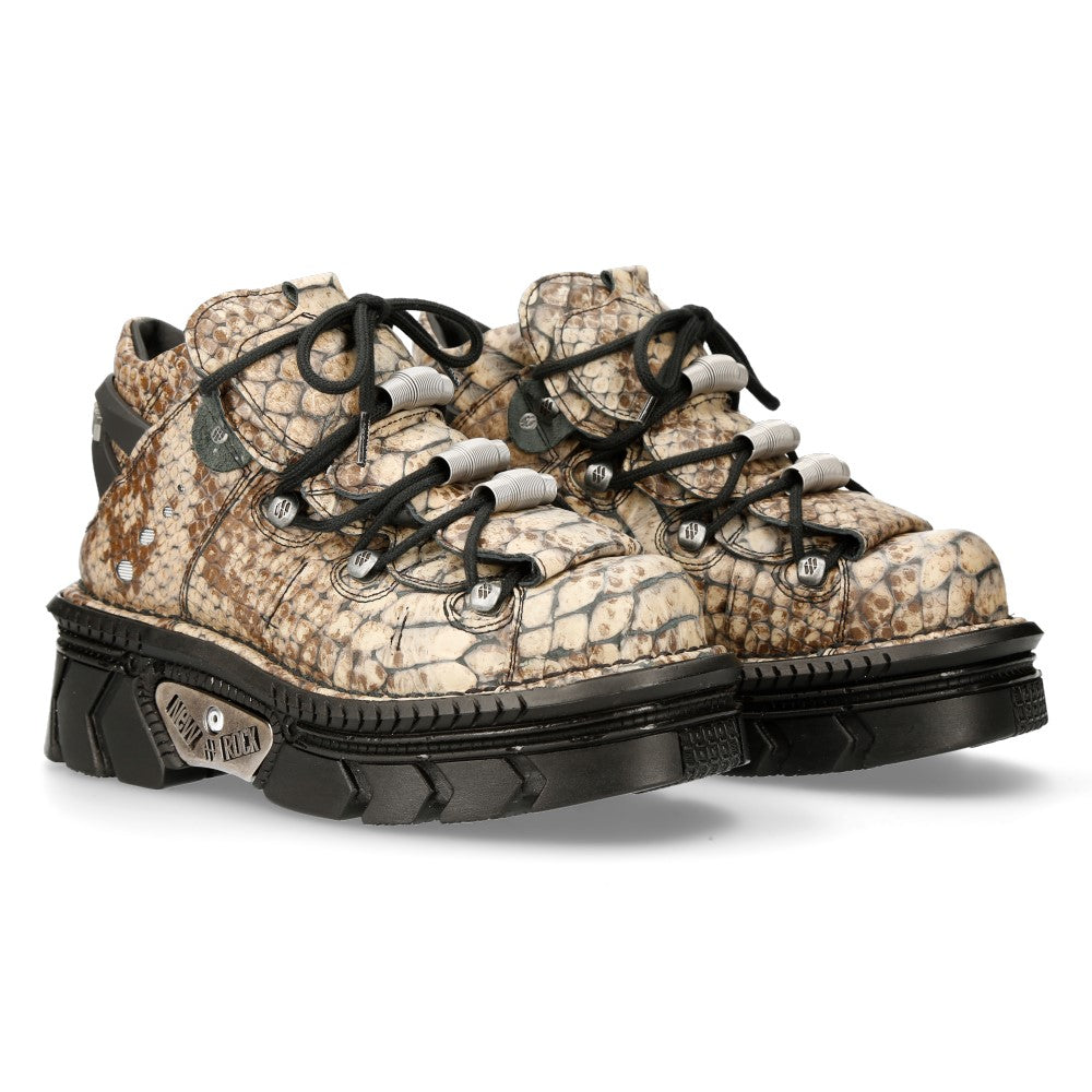 New Rock - Metallic Ankle Boot M-106M-C10