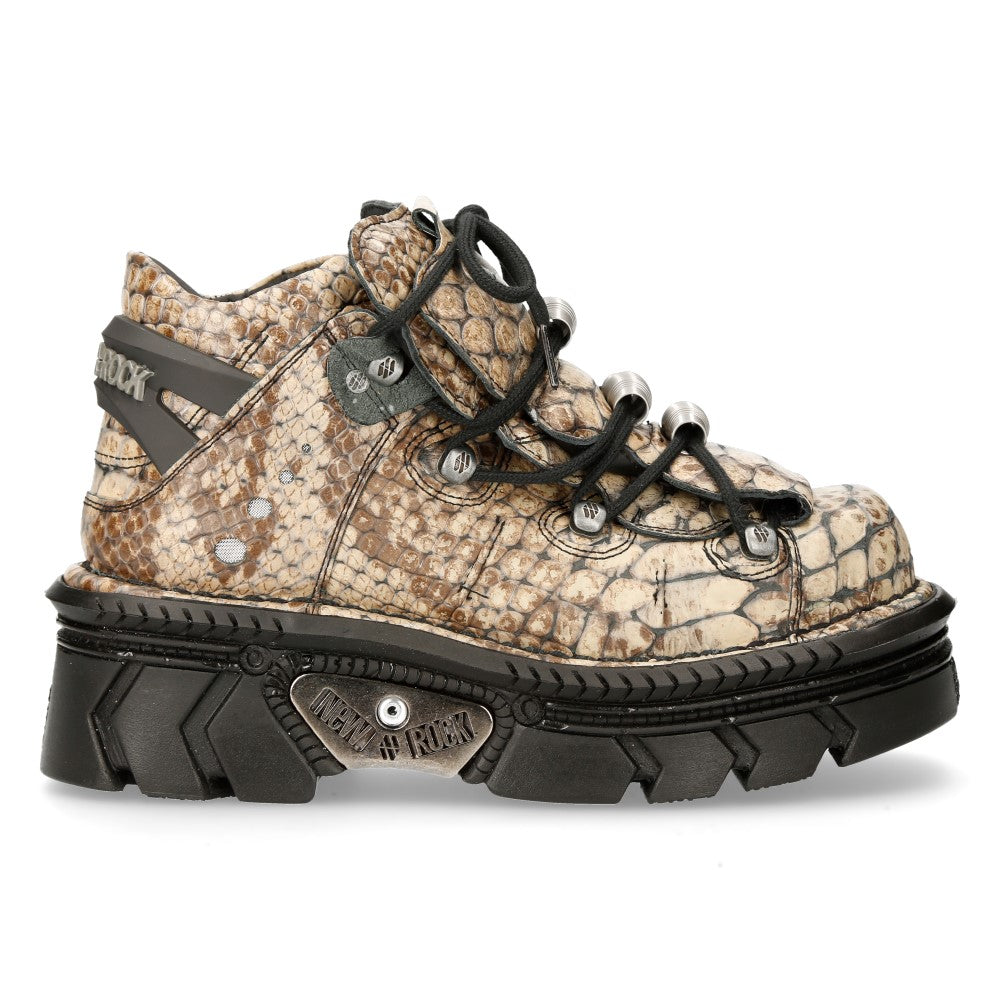 New Rock - Metallic Ankle Boot M-106M-C10