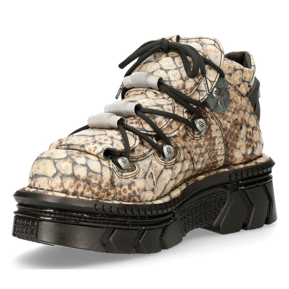 New Rock - Metallic Ankle Boot M-106M-C10