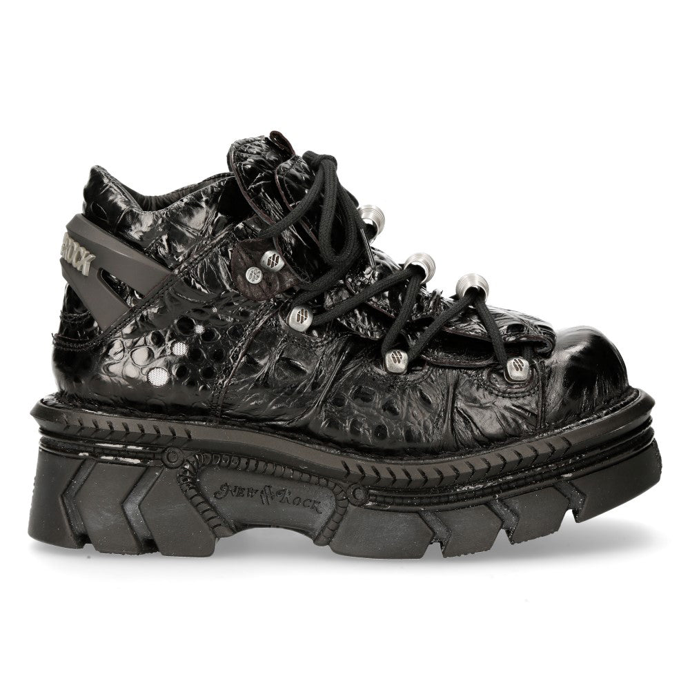 New Rock - Metallic Ankle Boot M-106M-C11