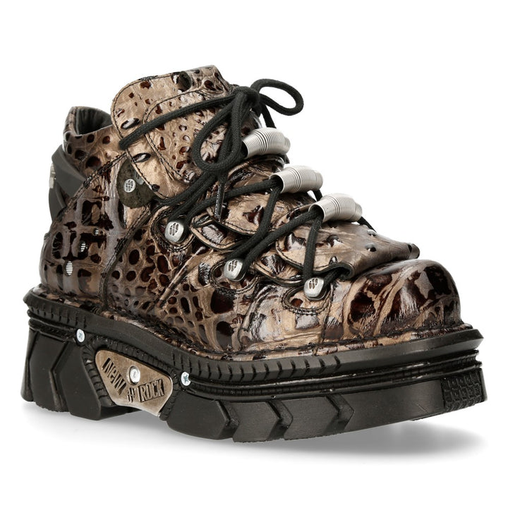 New Rock - Metallic Ankle Boot M-106M-C14