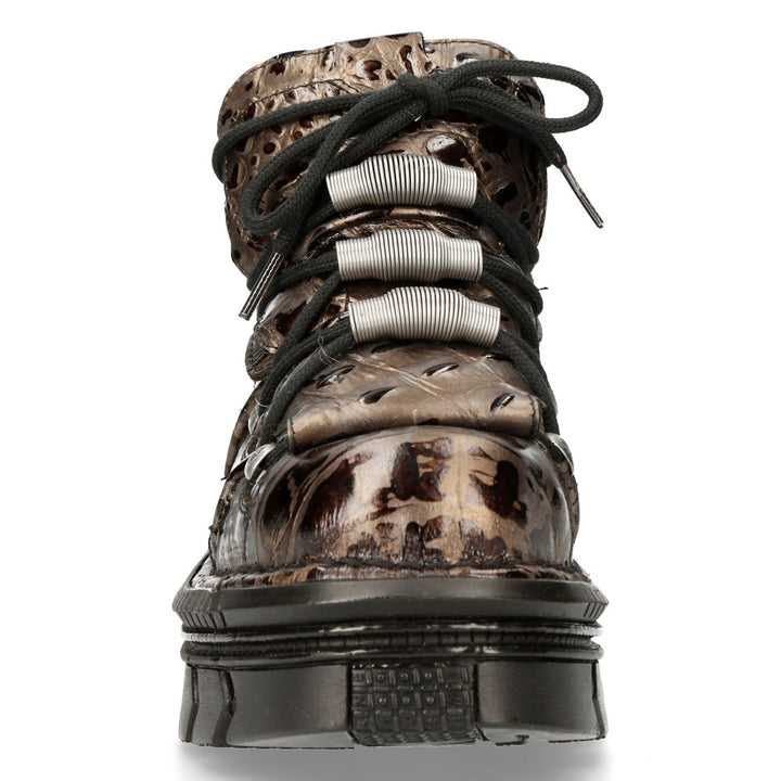 New Rock - Metallic Ankle Boot M-106M-C14