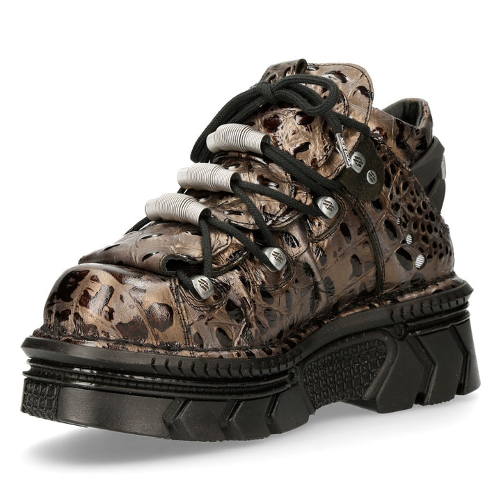 New Rock - Metallic Ankle Boot M-106M-C14