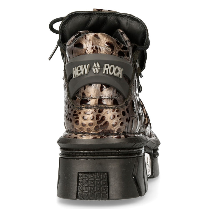 New Rock - Metallic Ankle Boot M-106M-C14