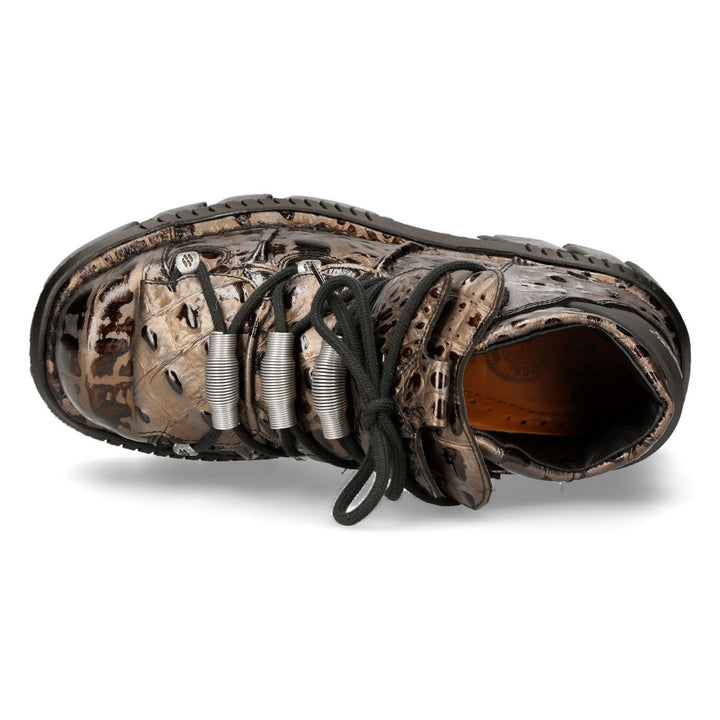 New Rock - Metallic Ankle Boot M-106M-C14