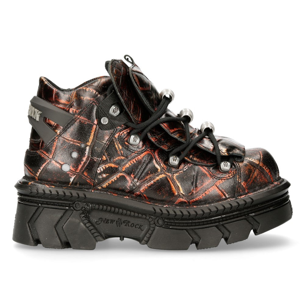 New Rock - Metallic Ankle Boot M-106M-C7