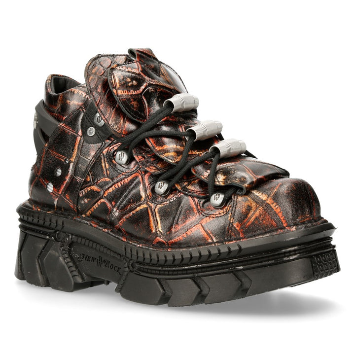 New Rock - Metallic Ankle Boot M-106M-C7