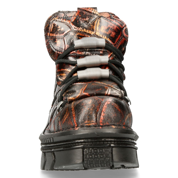 New Rock - Metallic Ankle Boot M-106M-C7