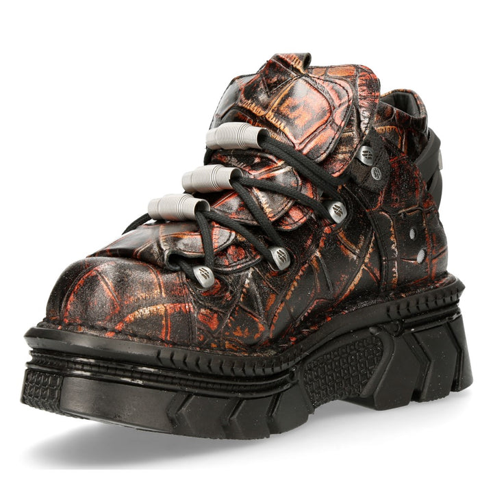 New Rock - Metallic Ankle Boot M-106M-C7