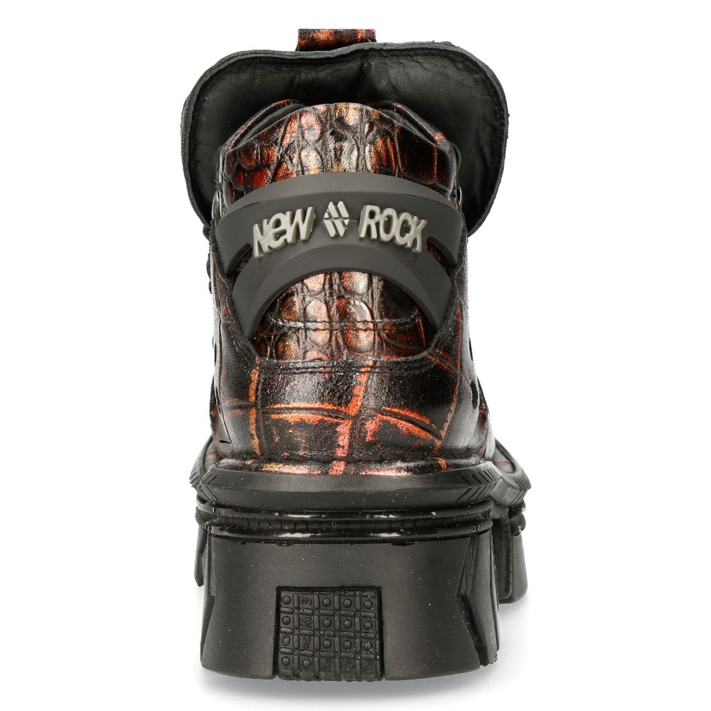 New Rock - Metallic Ankle Boot M-106M-C7