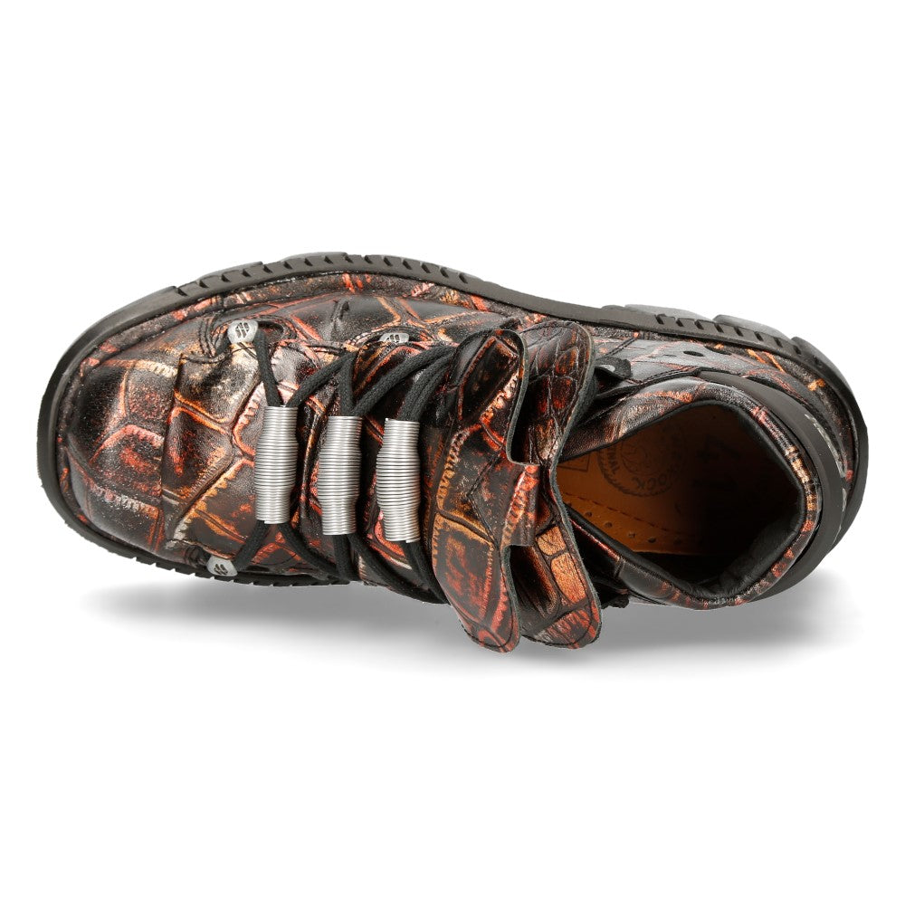 New Rock - Metallic Ankle Boot M-106M-C7