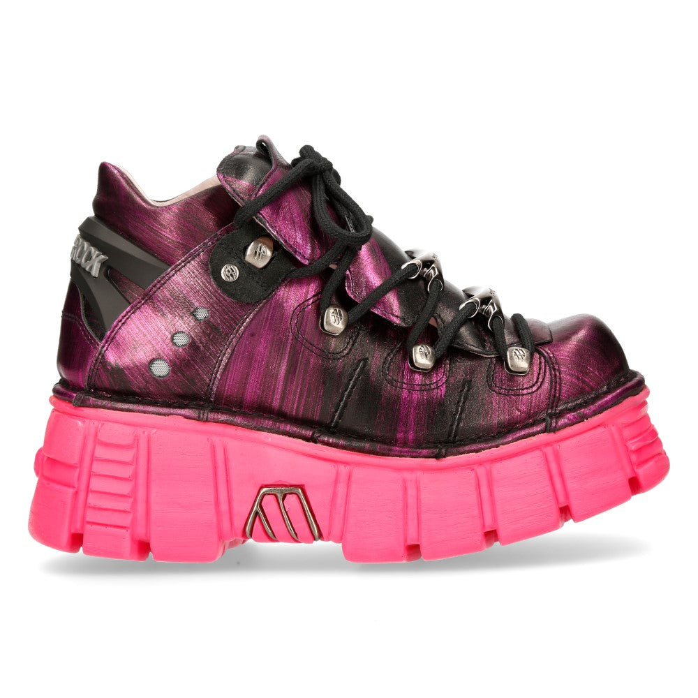 New Rock - Metallic Ankle Boot M-106N-C60