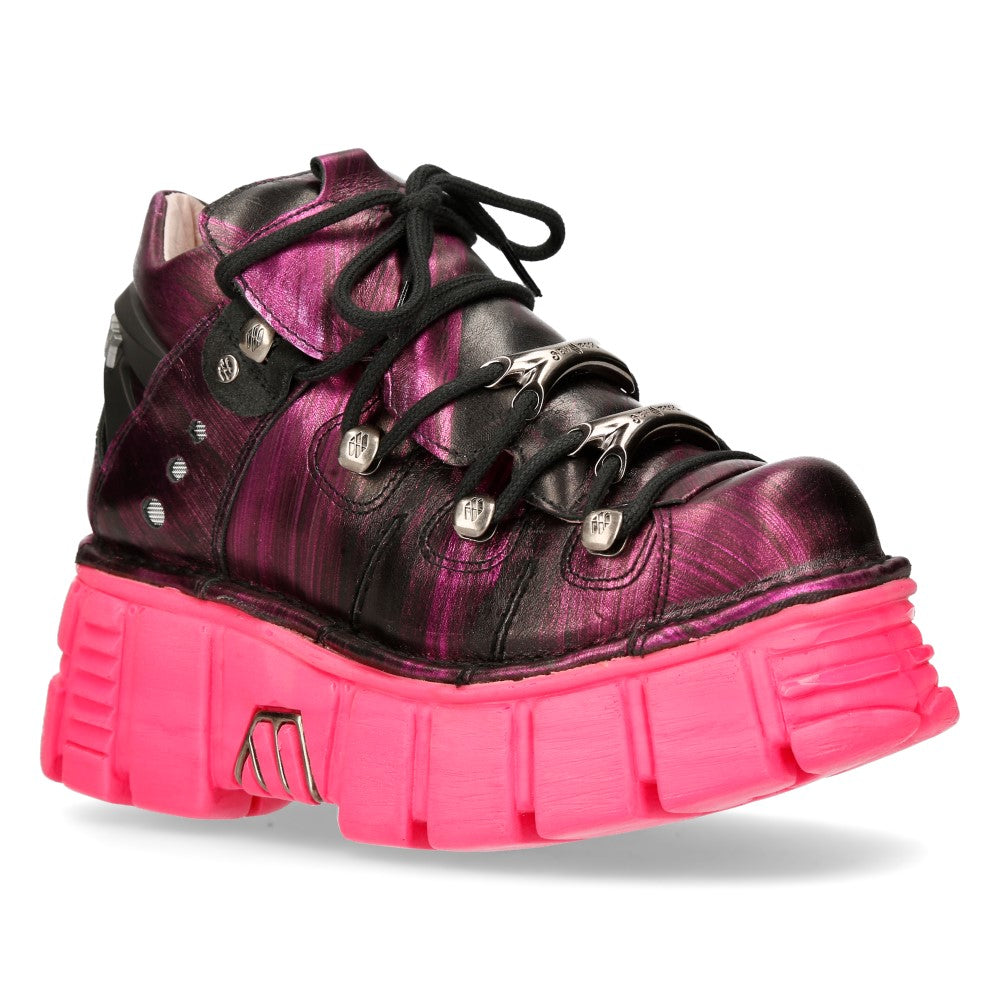 New Rock - Metallic Ankle Boot M-106N-C60