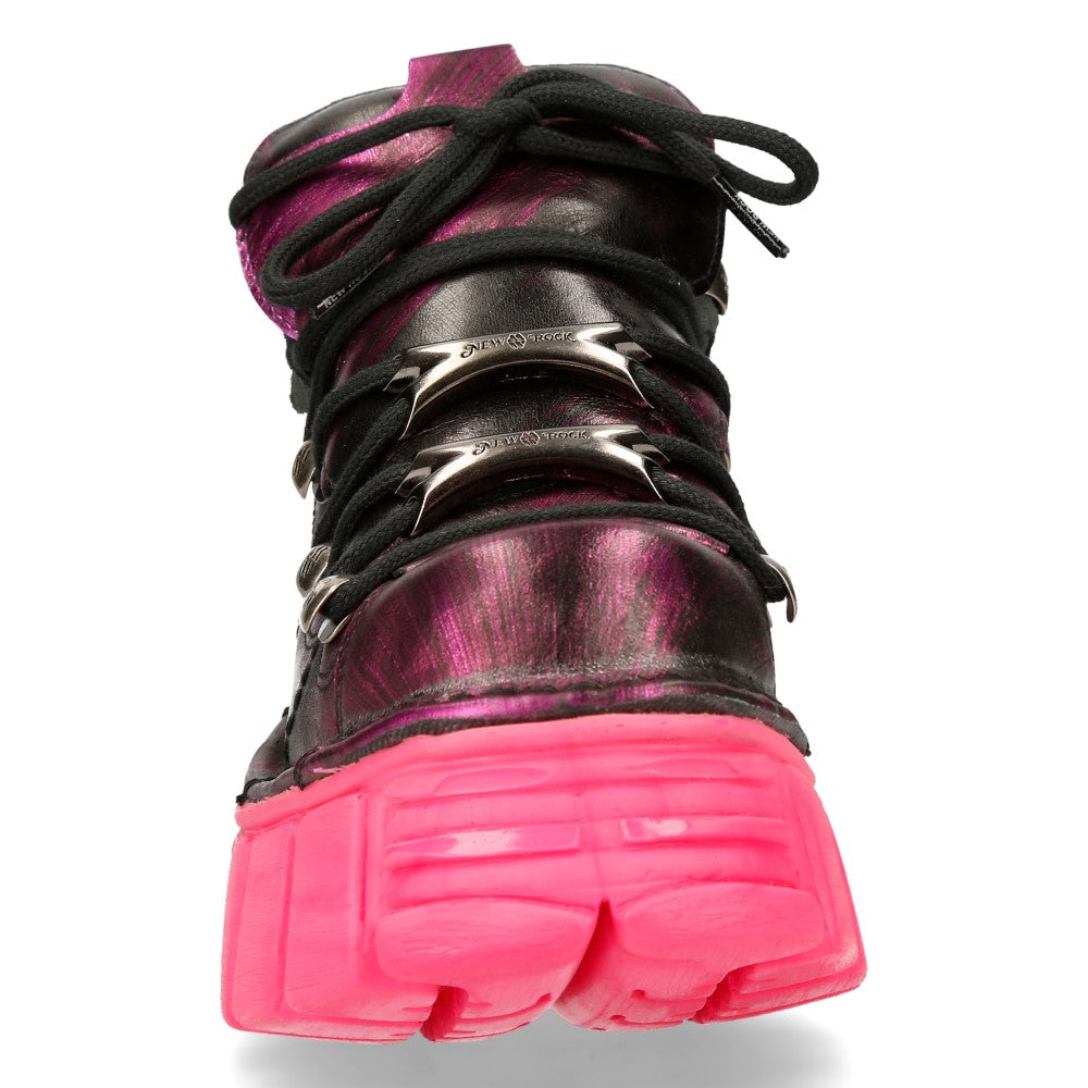 New Rock - Metallic Ankle Boot M-106N-C60