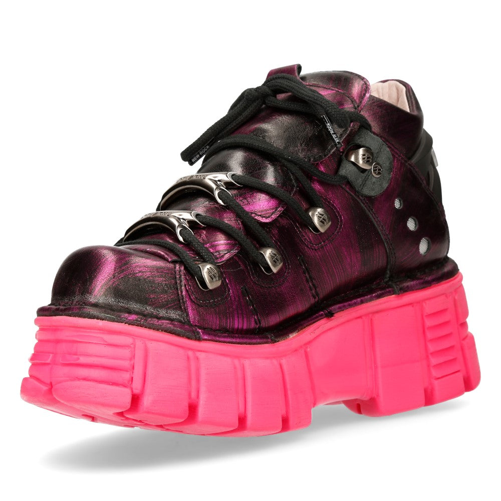 New Rock - Metallic Ankle Boot M-106N-C60