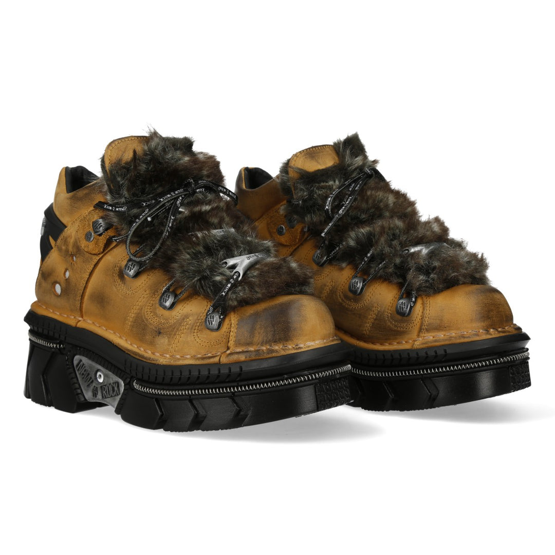 New Rock - Metallic Ankle Boot M-106N-C82