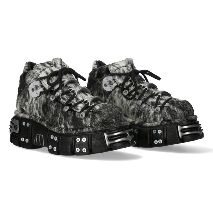 New Rock - Metallic Ankle Boot M-106N-C83