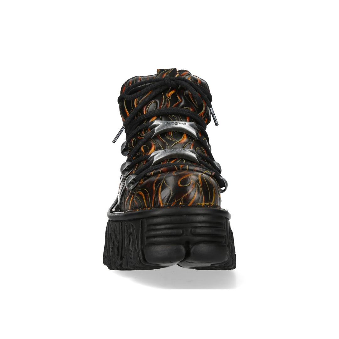 New Rock - Metallic Ankle Boot M-106N-C94