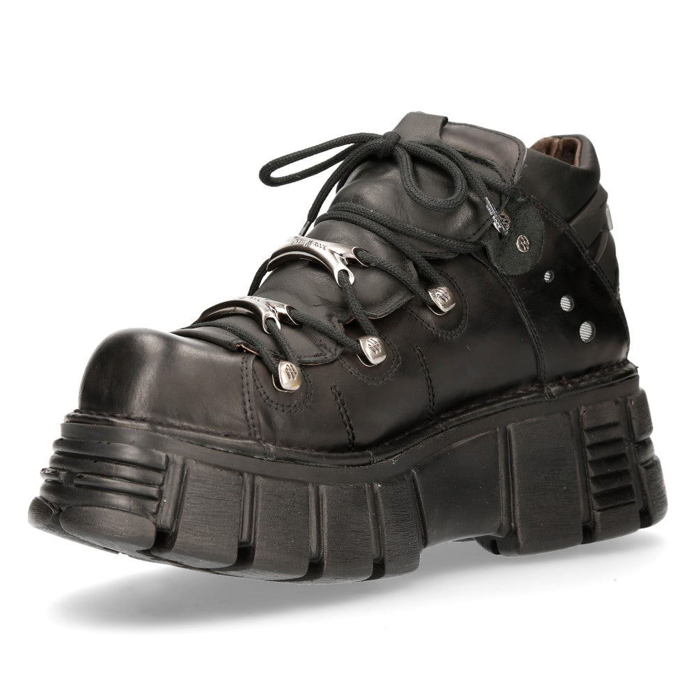 New Rock - Metallic Ankle Boot M-106N-S6