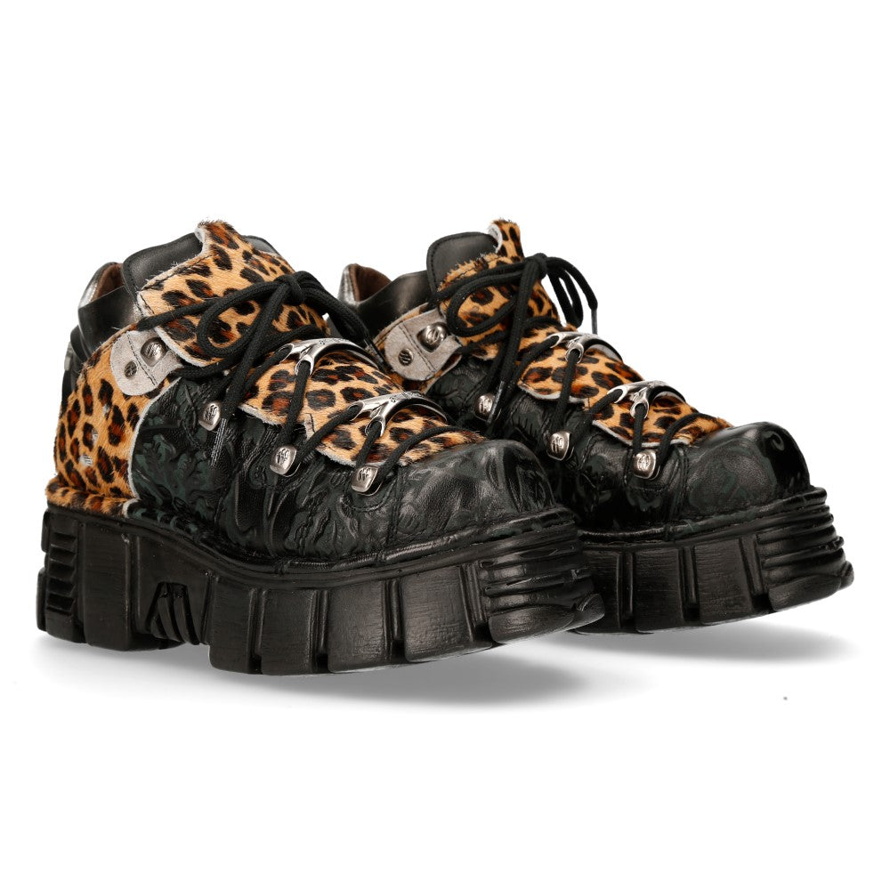 New Rock - Metallic Ankle Boot M-106NB-C2