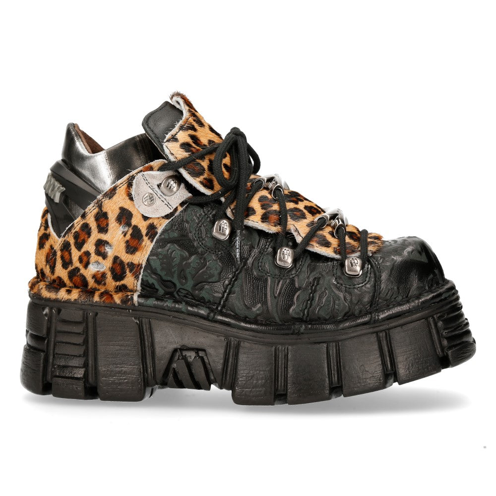 New Rock - Metallic Ankle Boot M-106NB-C2